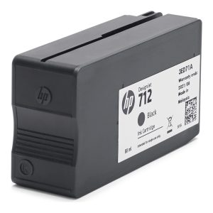 HP 712 - black - original - DesignJet - ink cartridge