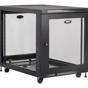 Eaton Tripp Lite Series 12U Rack Enclosure Server Cabinet Doors & Sides 300lb Capacity - rack - 12U
