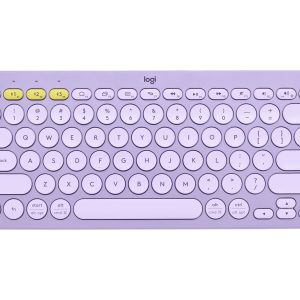 Logitech K380 Multi-Device Bluetooth Wireless Keyboard - Lavender Lemonade - keyboard - lavender, lemonade Input Device