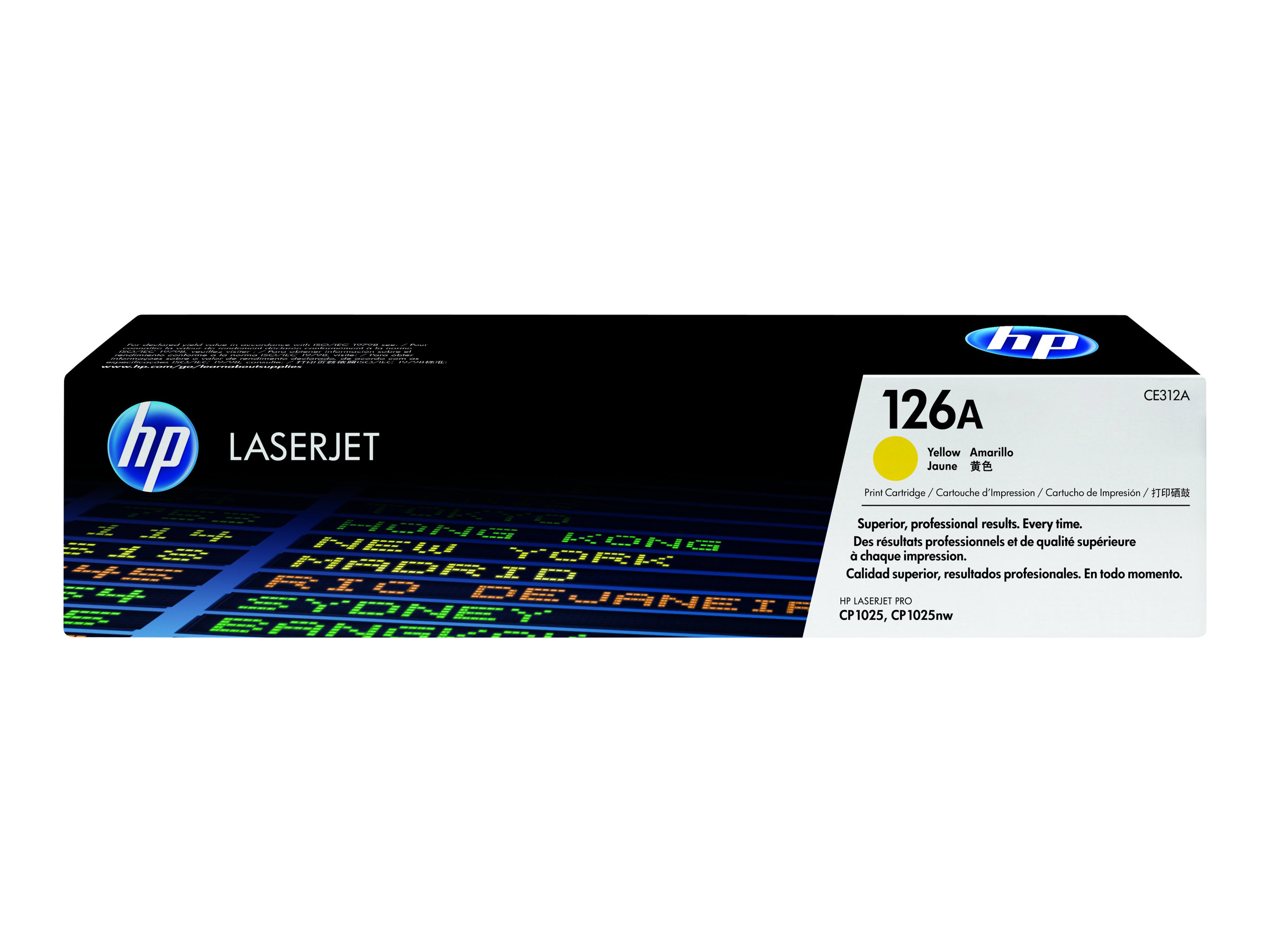 HP 126A - yellow - original - LaserJet - toner cartridge (CE312A)