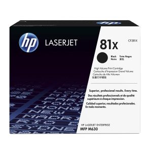 HP 81X - High Yield - black - original - LaserJet - toner cartridge (CF281X)