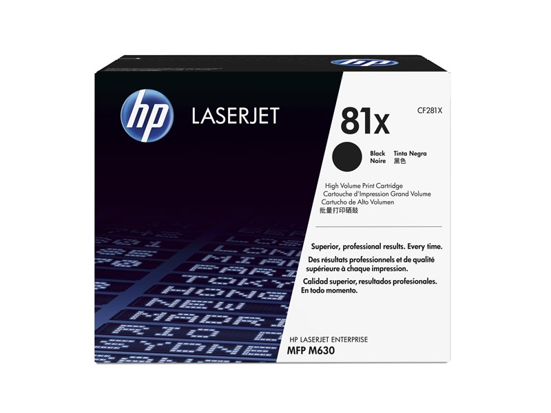 HP 81X - High Yield - black - original - LaserJet - toner cartridge (CF281X) - Image 14