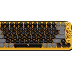 Logitech POP Keys - keyboard - QWERTY - US - blast Input Device
