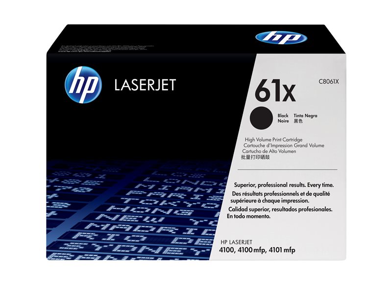 HP 61X - High Yield - black - original - LaserJet - toner cartridge (C8061X) - Image 16