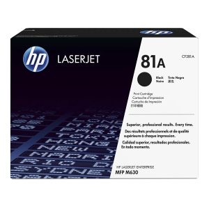 HP 81A - black - original - LaserJet - toner cartridge (CF281A)