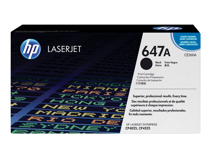 HP 647A - black - original - LaserJet - toner cartridge (CE260A) - Image 3
