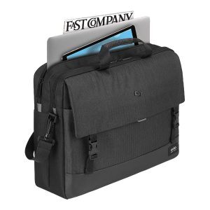 SOLO Notch Briefcase - GRAVITY COLLECTION - notebook carrying case - 15.6" - gray, black, black camo lining