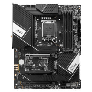 MSI PRO Z790-A WiFi ProSeries Motherboard,12th/13th Gen Intel Processors, LGA 1700, DDR5, PCIe 5.0, M.2, 2.5Gbps LAN, USB 3.2 Gen2, Wi-Fi 6E, ATX