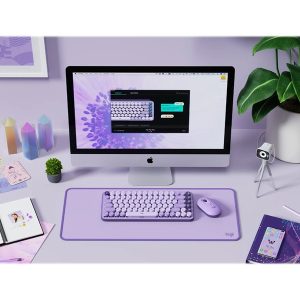 Logitech POP Keys Wireless Mechanical Keyboard with Customizable Emoji Keys - Cosmos - keyboard - cosmos Input Device