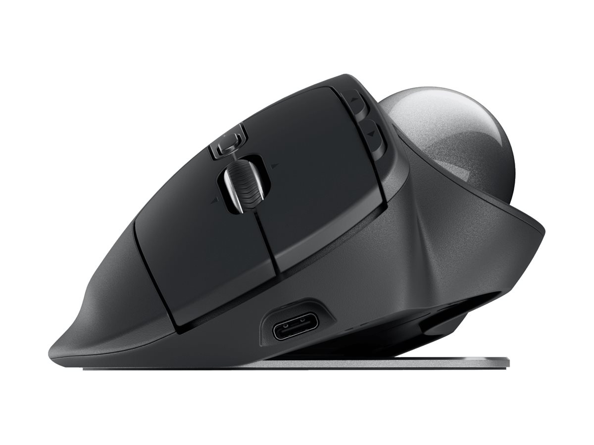 Logitech Ergo Series MX Ergo S - trackball - 2.4 GHz, Bluetooth 5.3 - graphite - Image 2