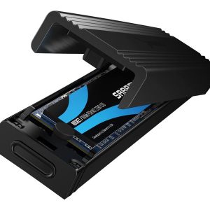 Sabrent EC-SNVE - storage enclosure - M.2 NVMe Card / SATA 10Gb/s - USB-C