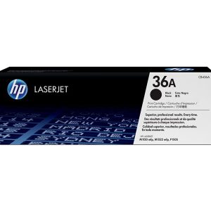 HP 36A - black - original - LaserJet - toner cartridge (CB436A)