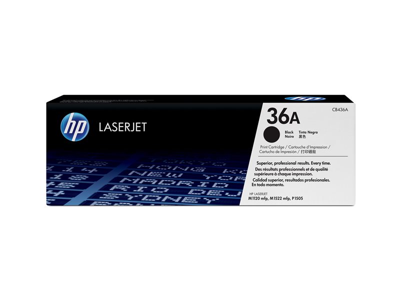 HP 36A - black - original - LaserJet - toner cartridge (CB436A) - Image 13