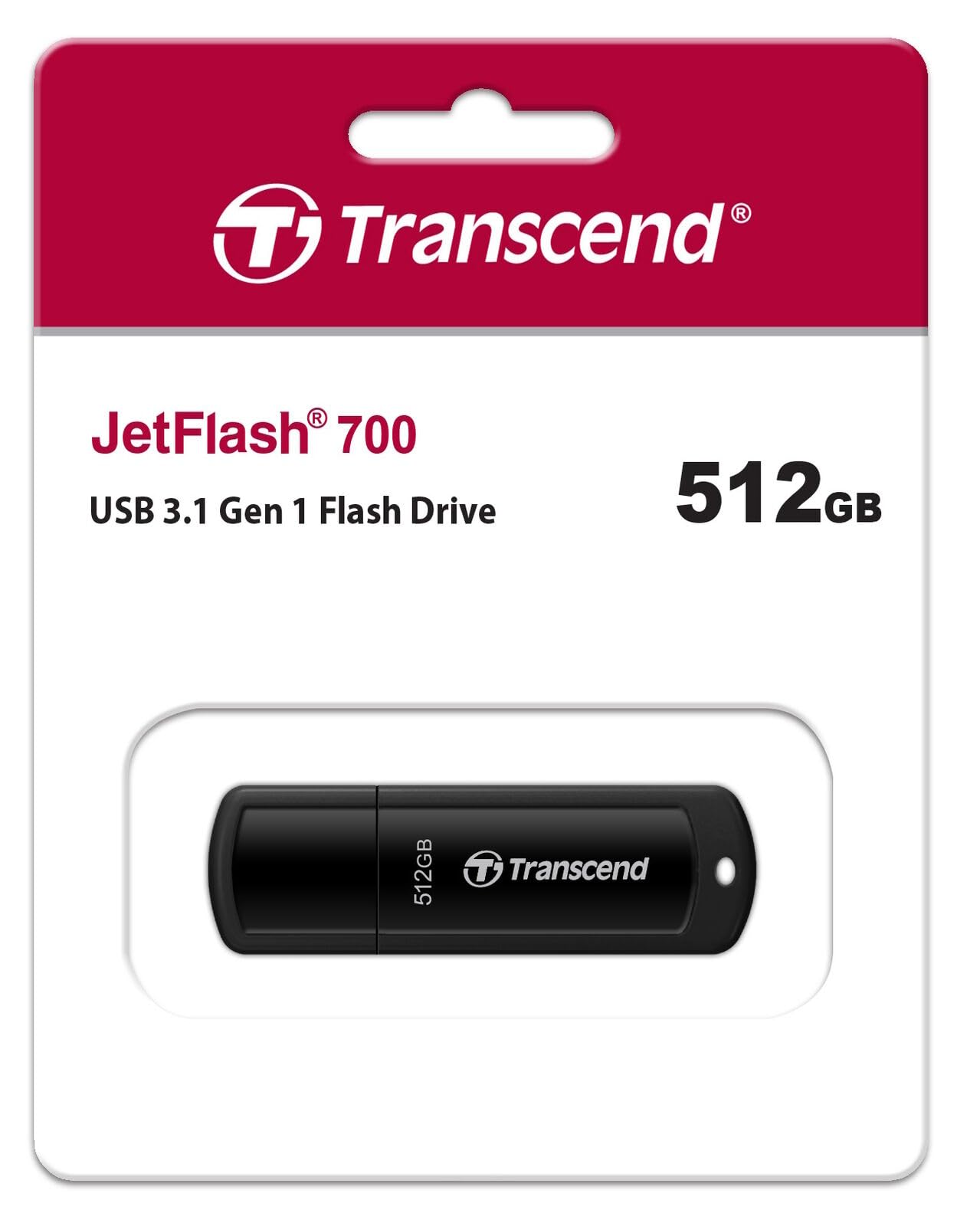 Transcend JetFlash 700 - USB flash drive - 512 GB - Image 2