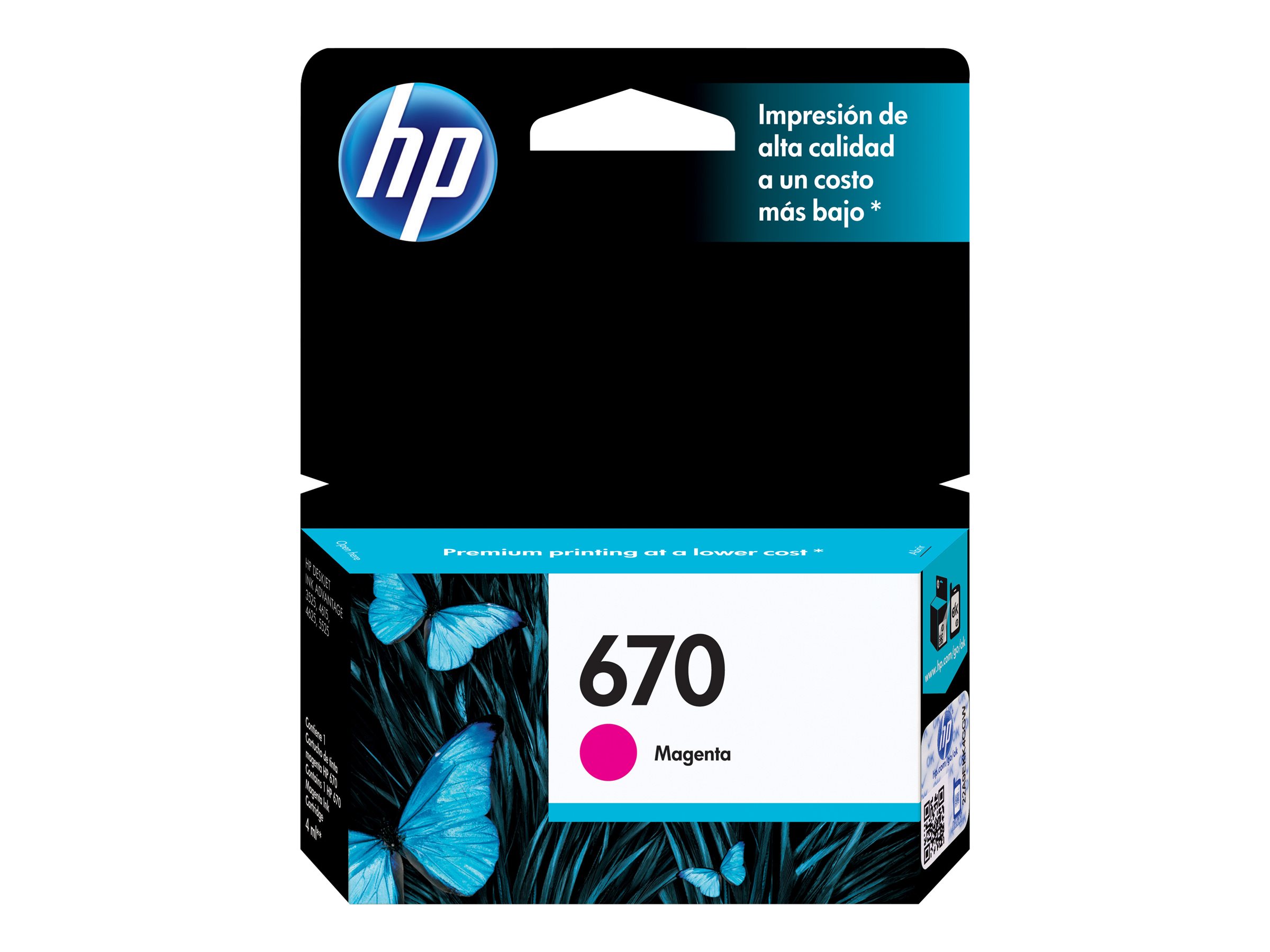 HP 670 - magenta - original - Ink Advantage - ink cartridge - Image 13