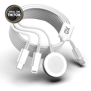 Cable 3 in 1 Charging Cable 6FT White