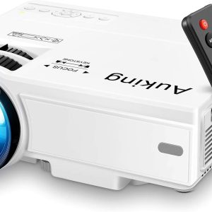 AuKing Mini Projector, HD 1080P New ‎M8-F