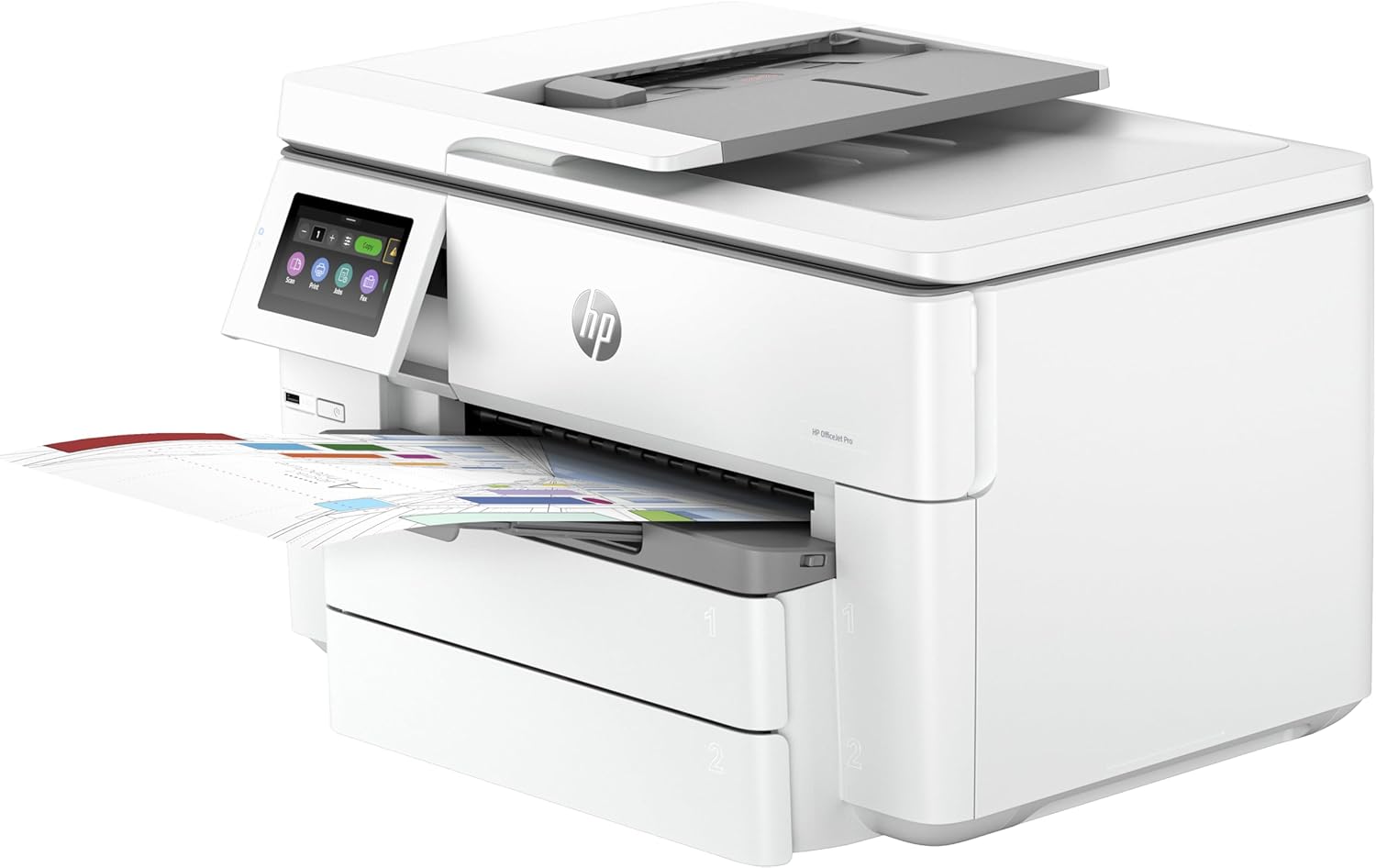 HP OfficeJet Pro 9730 Wide Format All-in-One Printer - Print, Copy, Scan - Wireless, Auto Document Feeder - Duplex - Image 3
