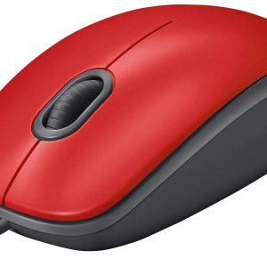 Logitech M110 Silent - mouse - USB - red