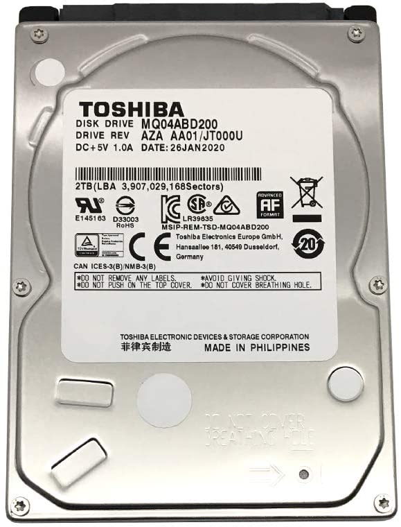 Toshiba 2.5 2TB SATA HD