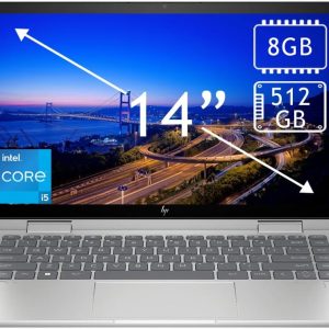 HP Envy 2-in-1 14" Full HD Touch-Screen Laptop - Intel Core 5 - 8GB Memory - 512GB SSD - Natural Silver