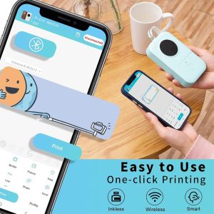 Phomemo Handheld Bluetooth - Mini Label Maker Printer - D30 Pink