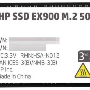 HP EX900 - SSD - 250 GB - PCIe 3.0 x4 (NVMe)