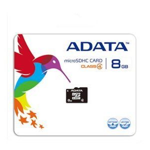 ADATA - flash memory card - 8 GB - microSDHC