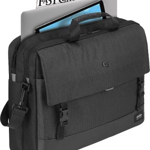 SOLO Notch Briefcase - GRAVITY COLLECTION - notebook carrying case - 15.6" - gray, black, black camo lining