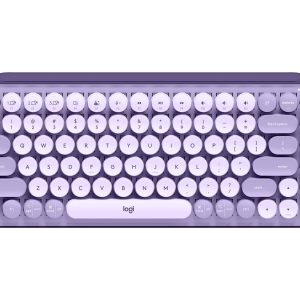 Logitech POP Keys Wireless Mechanical Keyboard with Customizable Emoji Keys - Cosmos - keyboard - cosmos Input Device