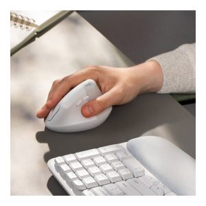 Logitech Ergo Series Wave Keys Wireless Ergonomic Keyboard with Cushioned Palm Rest, Off-white - keyboard - with cushioned palm rest - off-white Input Device