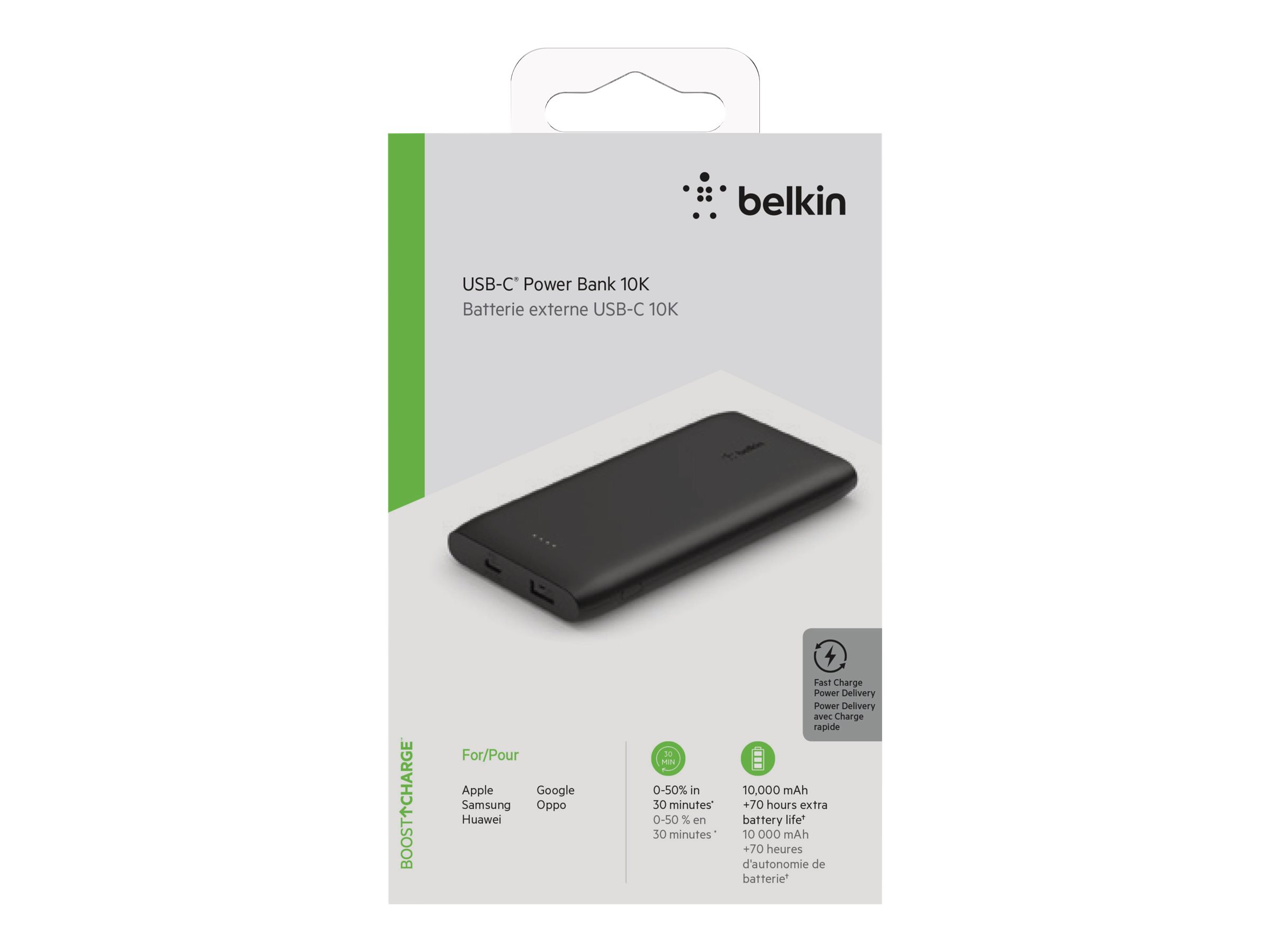 Belkin BoostCharge power bank - USB, USB-C - 18 Watt - Image 4