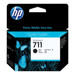 HP 711 - black - original - ink cartridge