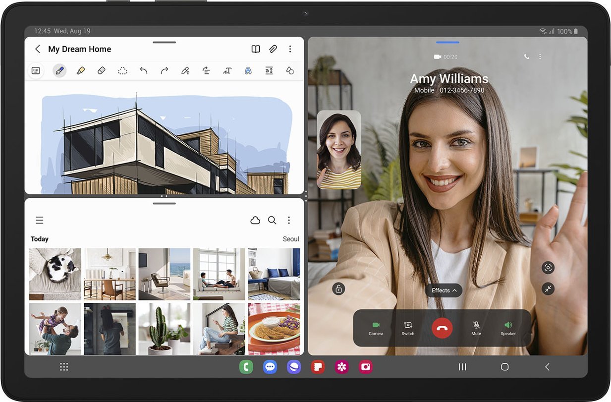 Samsung Galaxy Tab A9+ - Tablet - Android - 64 GB - 11" TFT (1920 x 1200) - microSD slot - silver - Image 5