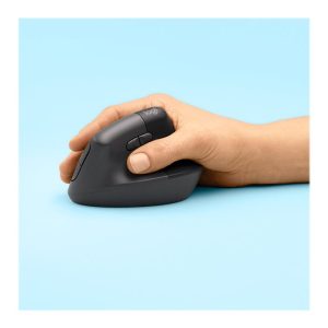 Logitech Lift Vertical Ergonomic Mouse - vertical mouse - Bluetooth, 2.4 GHz - graphite