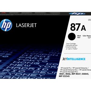 HP 87A - black - original - LaserJet - toner cartridge (CF287A)
