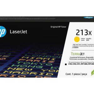HP 213X - High Yield - yellow - original - LaserJet - toner cartridge (W2132X)
