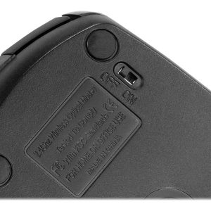 Klip Xtreme Klever KMW-340 - mouse - 2.4 GHz - black