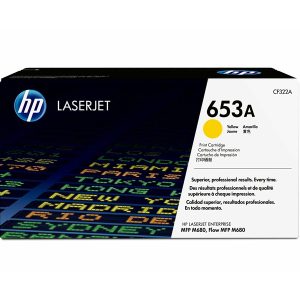 HP 653A - yellow - original - LaserJet - toner cartridge (CF322A)