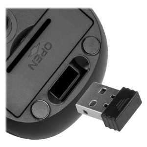 Klip Xtreme Klever KMW-340 - mouse - 2.4 GHz - black