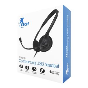 Xtech XTH-240 - headset - USB