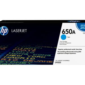 HP 650A - cyan - original - LaserJet - toner cartridge (CE271A)