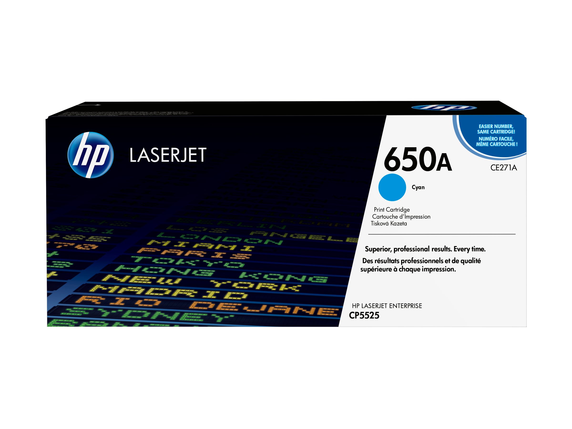 HP 650A - cyan - original - LaserJet - toner cartridge (CE271A) - Image 15