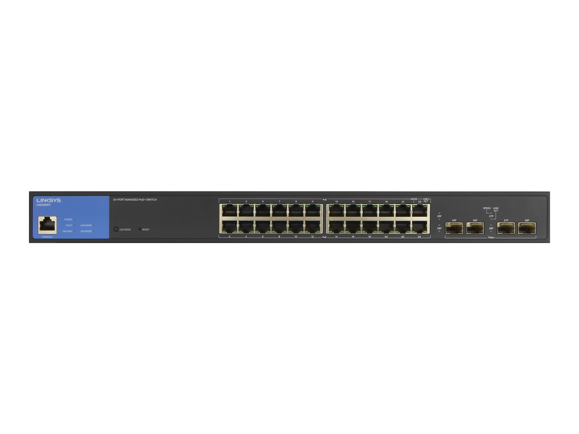 Linksys LGS328PC - switch - 24 ports - managed - TAA Compliant - Image 7