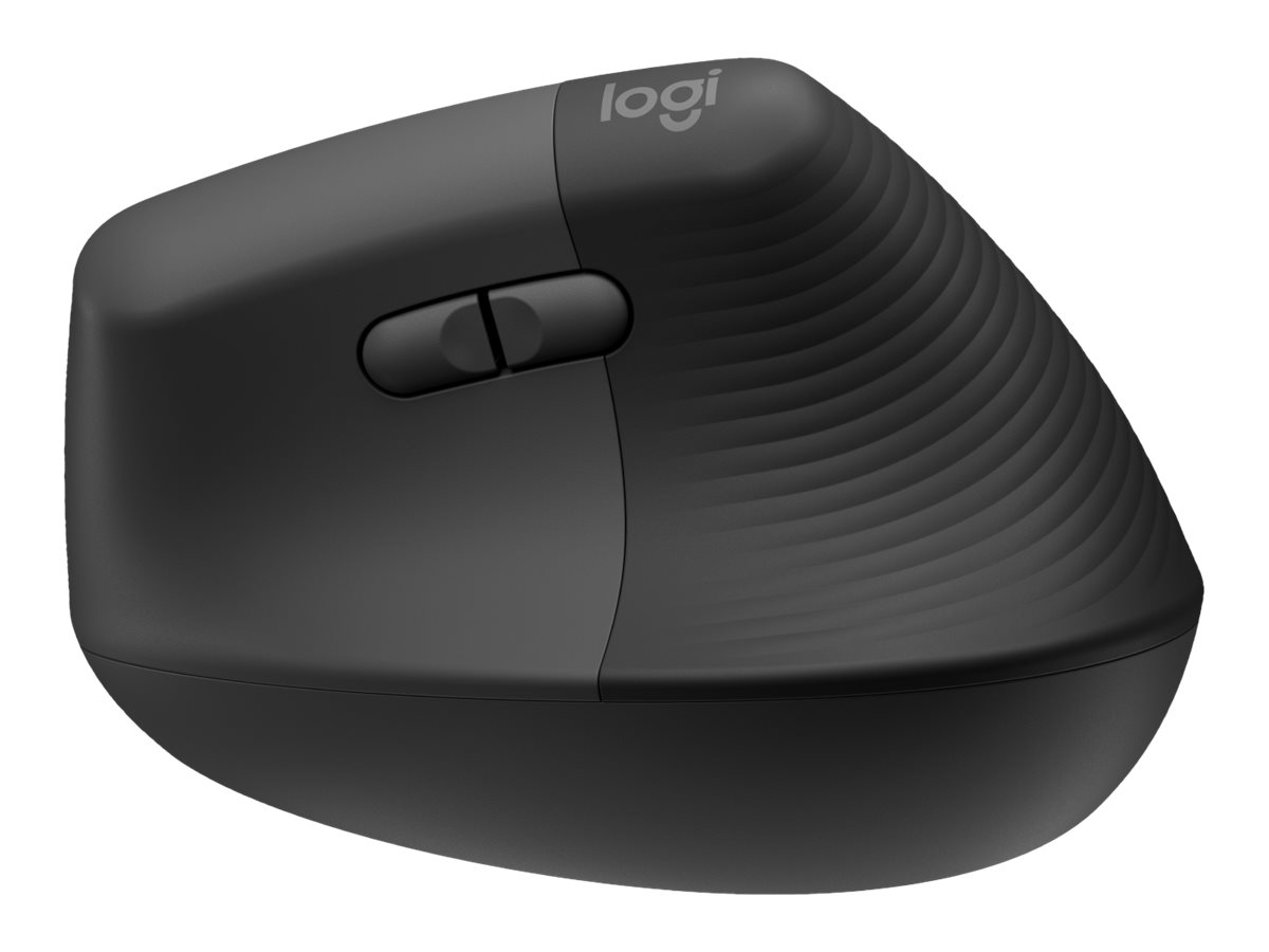 Logitech Lift Vertical Ergonomic Mouse - vertical mouse - Bluetooth, 2.4 GHz - graphite - Image 7