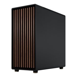 Fractal Design North - Tower - extended ATX - windowed side panel (tempered glass) - no power supply (ATX) - charcoal black - USB/Audio/Mic