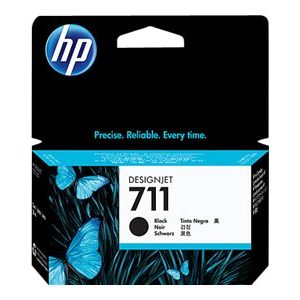 HP 711 - black - original - DesignJet - ink cartridge