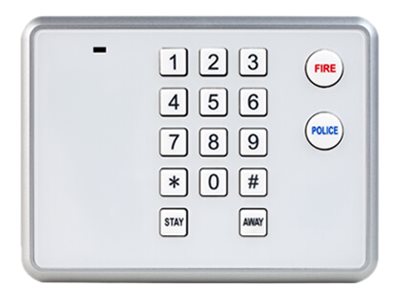 2GIG PAD1 - keypad - white with gray trim