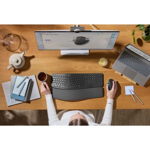 Logitech Ergo Series MX Ergo S - trackball - 2.4 GHz, Bluetooth 5.3 - graphite