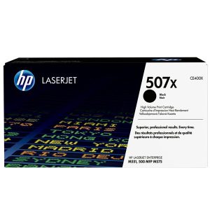 HP 507X - High Yield - black - original - LaserJet - toner cartridge (CE400X)